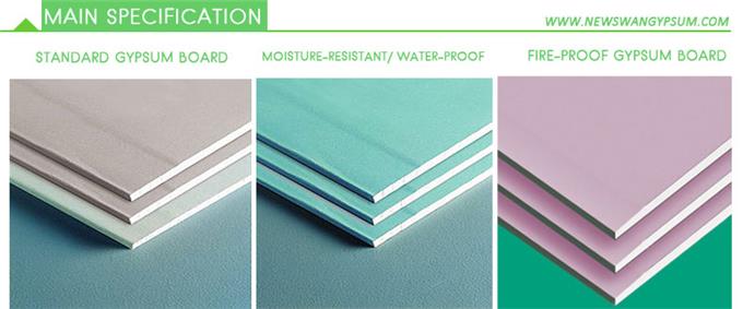 Standard Gypsum Board - Ivory Color Gypsum Board Paper