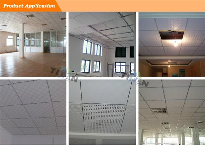 Environmental Friendly Materials With Character - Pvc Gypsum Ceiling Tiles Kind