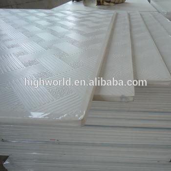 The Raw Material Inside - Gypsum Ceiling Tiles