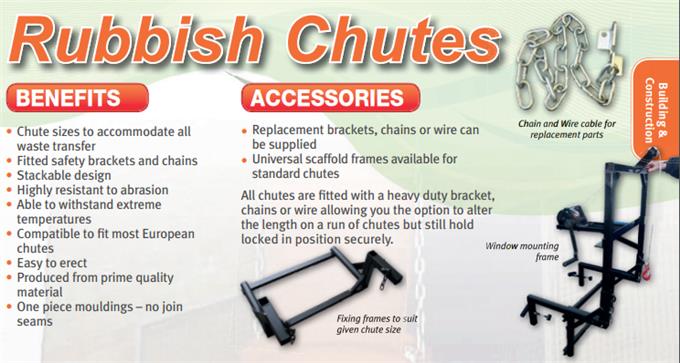 Withstand Extreme Temperatures - Compatible Fit Most European Chutes