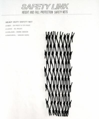 Fall Protection Safety Nets - Heavy Duty Safety Net