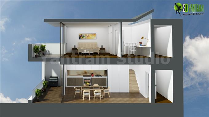 Home Exterior Design - 3d Architectural Rendering