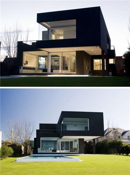 Black House Exterior Design