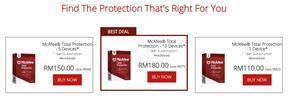 Mcafee Total Protection - All Mcafee Total Protection Subscriptions