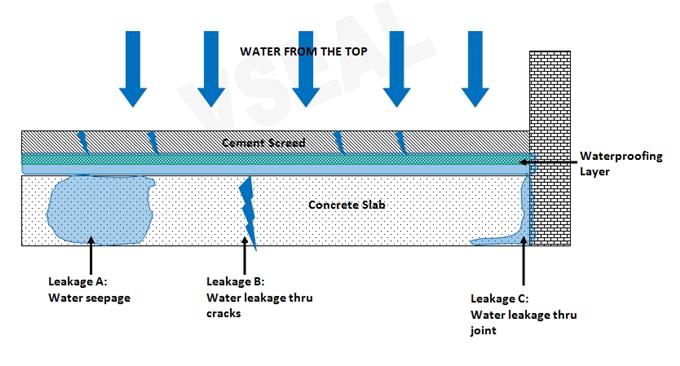 Layer Underneath The - Water Leakage
