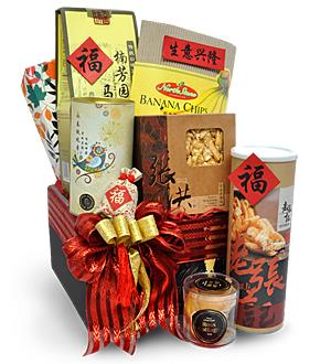 Delicious Gift Baskets - Oriental Hamper Basket