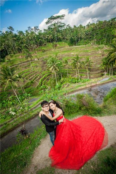 Just Married Bridal Selection Bridal Studio Johor Bahru - Double Happiness Theme Wedding Backdrop
