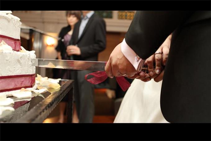 Just Married Bridal Selection Bridal Studio Johor Bahru - Wedding Cake Serving Set