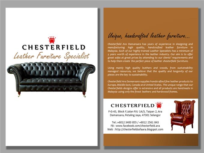 Sofas - Perfect Piece Leather Chesterfield Furniture