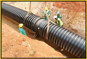 Lengths Available - Spiral Hdpe Pipe