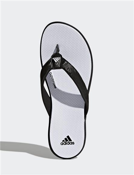 Thong Sandals - Black White