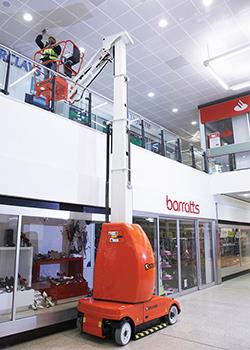 In Tight Spots - Electric Boom Lifts