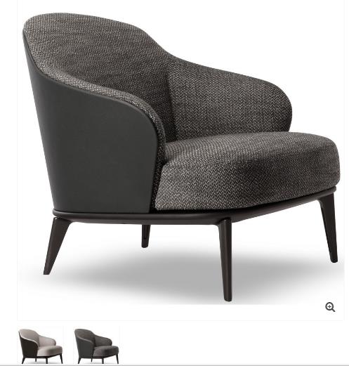 Associated With The Original Designers - Lounge Chair Reproduced The Style