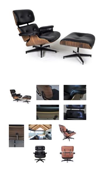 The Highest Quality Materials - Charles Eames Style Classic Lounge