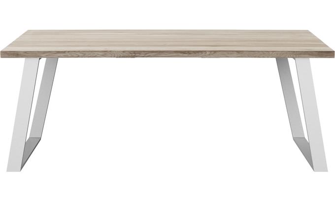 Solid Wood Top - Elegant Metal Legs Provide Strong