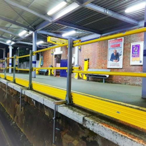 Edge Protection Barrier System - System Specifically Designed Railway Platforms