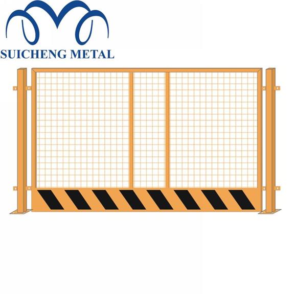 Welded Wire Fence Panel Perimeter - Iron Fence Edge Protection Barrier
