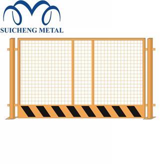 Welded Wire Fence Panel Perimeter - Iron Fence Edge Protection Barrier