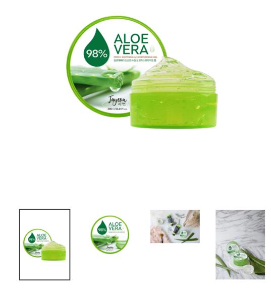 The Product Contains - Aloe Vera Gel