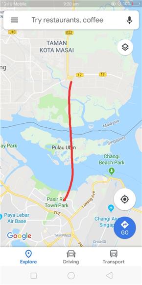 Mins Drive - Singapore Third Link Bridge