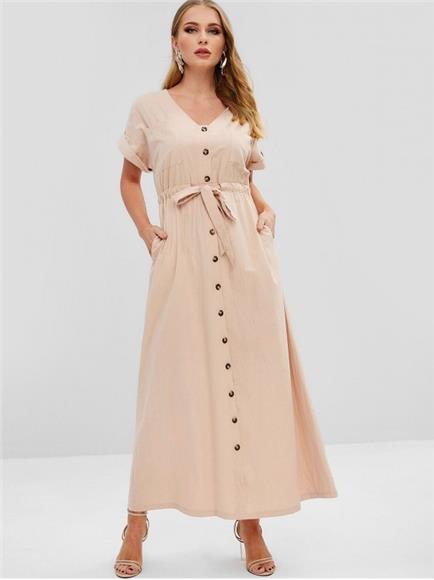 Sleeve Maxi Dress The - Front Add Little Edge
