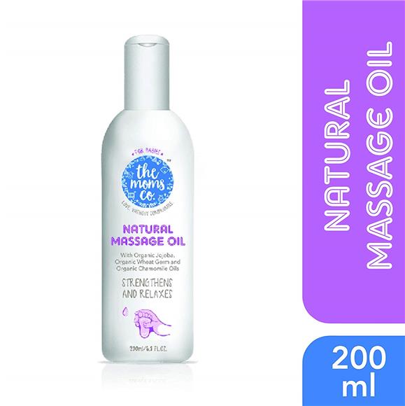 Oil Made With - Moms Co Natural Baby Massage