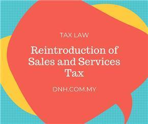 Services Tax In Malaysia