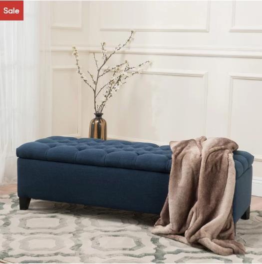 Main Material Upholstered - Upholstered Storage Bench