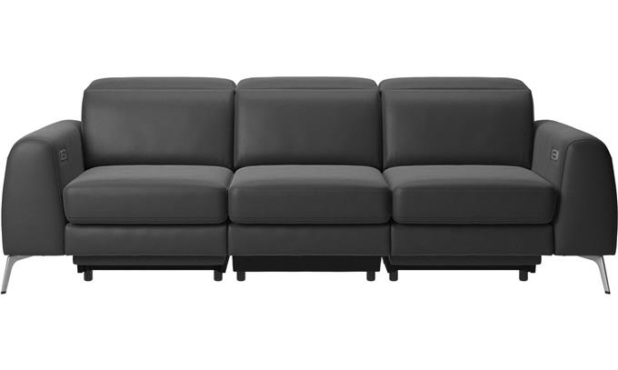 Madison Sofa With Electric Seat - Footrests Turn Comfortable Recliner Sofa