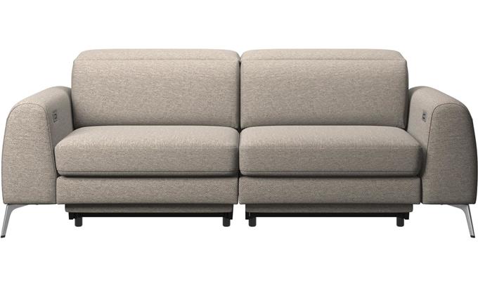 Footrests Turn Comfortable Recliner Sofa