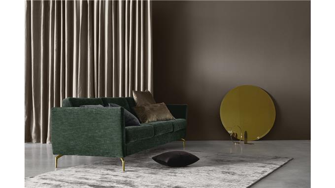 Slim Proportions Make Armchair Perfect - Beautiful Tufted Seat Adds Visual