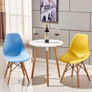 Quality Dining - Seat Natural Wood Legs Chair