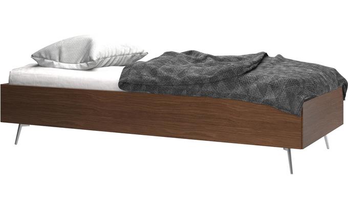 Slim Wooden Legs - Modern Bed Bring Sense Calm