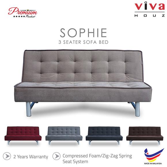 Upholstery Material Soft - Seater Sofa Bed