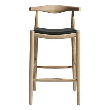 Style Bar Stool - Solid Ash Wood