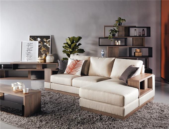 Edgy Set Adds Function Elegance - Sofa Wide Seat Base Offers
