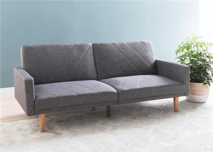 Linen Fabric - Back Sofa Has Supported Legs
