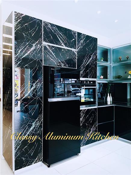 Side Table - Fully Aluminium Kitchen Cabinet