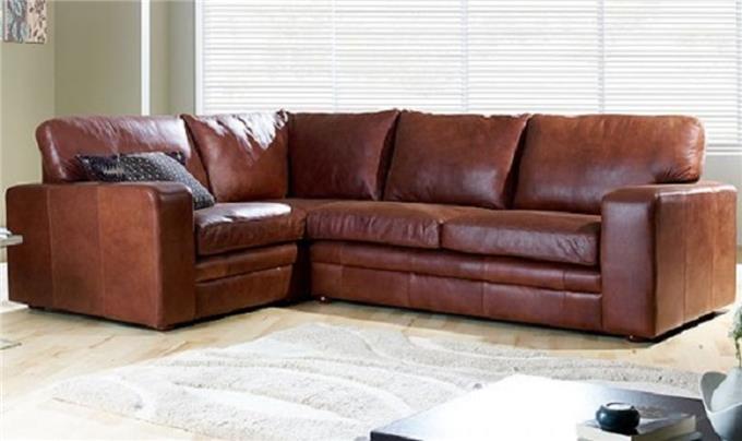 Three Feet - Leather Corner Sofa