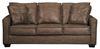 Faux Leather Sofa - Offers Cool Twist Contemporary Style