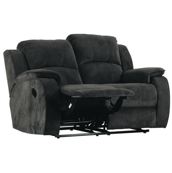 Charcoal Fabric - Fabric Recliner Sofa