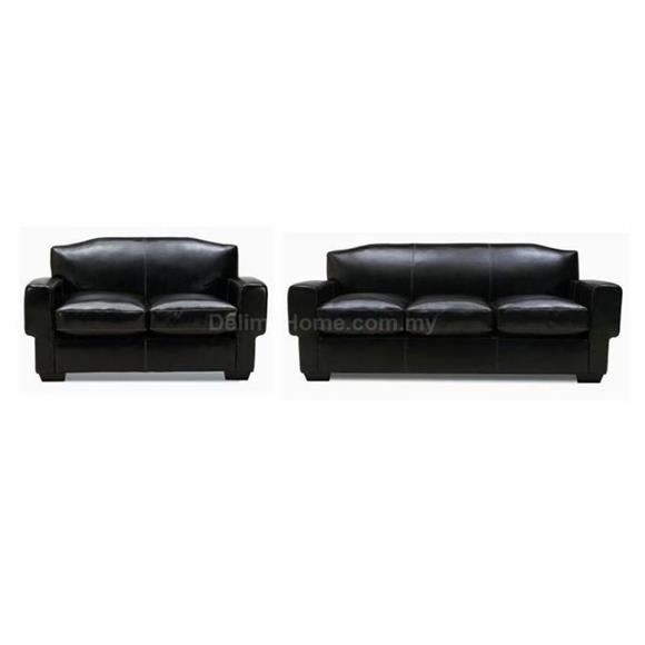 Leather Sofa - Meranti Wood High Density Foam