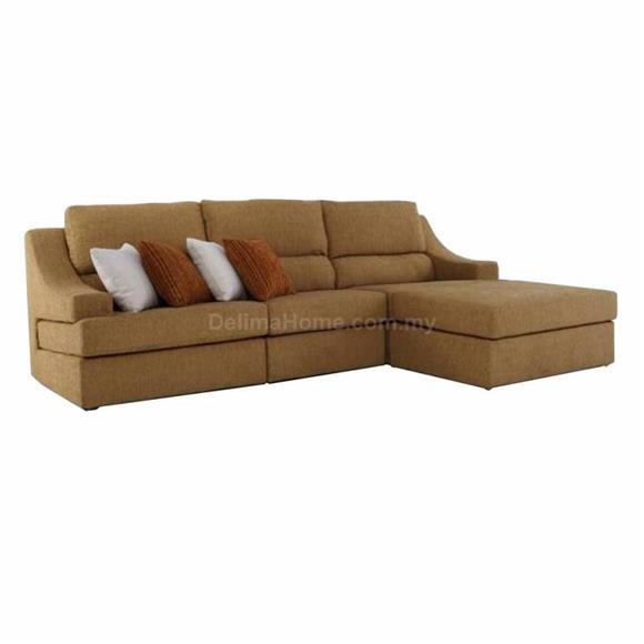 Sectional Sofa Set - Meranti Wood High Density Foam