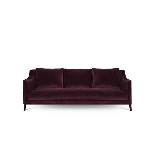 Mid-century Modern Sofa - Fully Upholstered In Cotton Velvet