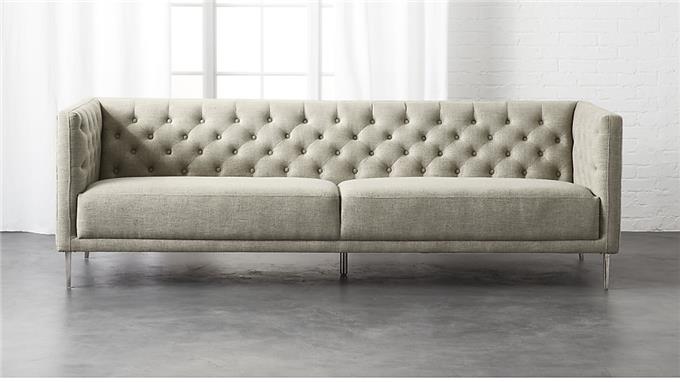 Clean Modern - Classic Chesterfield Sofa
