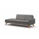 Sofa With Chaise - Bottom Cushions Sit Atop Upholstered