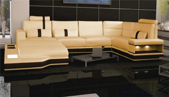 Posture In Every Seating - Genuine Leather Sofa Set