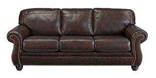 Skillfully Matched Faux Leather Upholstery - Padded Arms Distinctive Refinements Classic