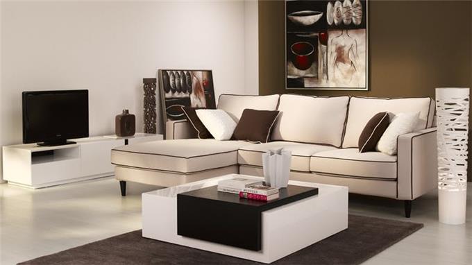 Sofa With Chaise - Stylish Pinor Sofa Bolsters Home