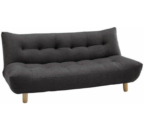 Charcoal Fabric - Seater Sofa Bed